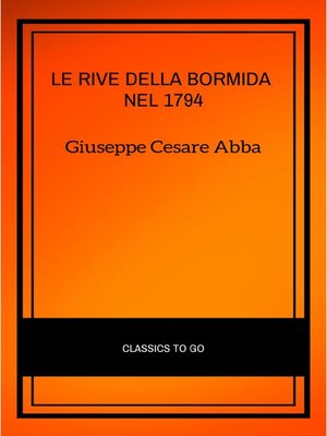 cover image of Le rive della Bormida nel 1794